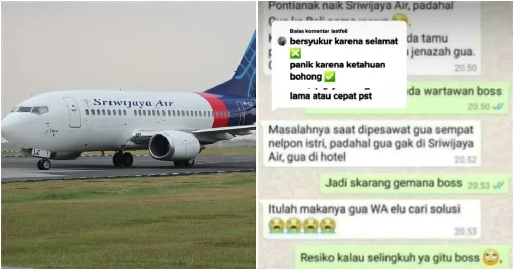 Man Claims He Told Wife He Was On Sriwijaya Flight But Was Actually In Bali With His Mistress