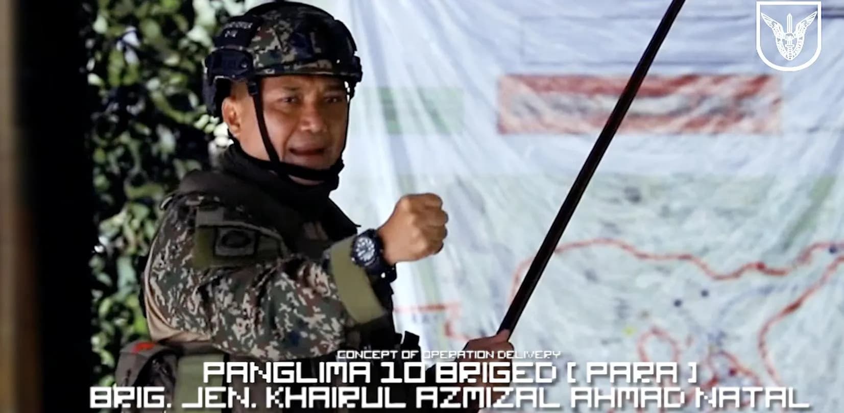 M'sia military video simulated retaking of territories previously captured by an "enemy"