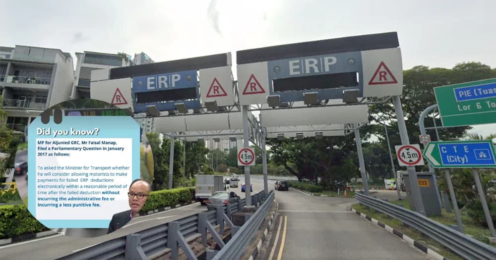 LTA rebuts Workers' Party's claim it brought up ERP S$10 admin fee waiver in 2017